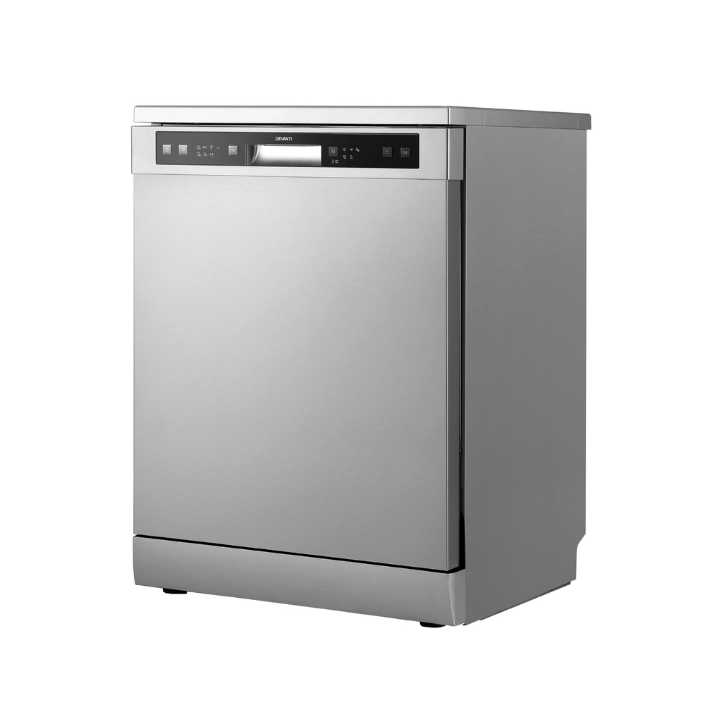BDW-14-FS5201G-SS-202269-02 Devanti 60cm 14 Place Settings Freestanding Dishwasher Silver - Image 3