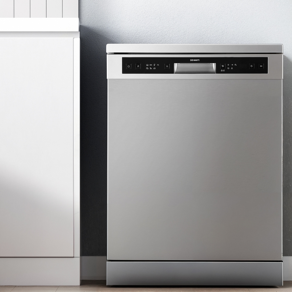 BDW-14-FS5201G-SS-202269-06 Devanti 60cm 14 Place Settings Freestanding Dishwasher Silver - Image 7