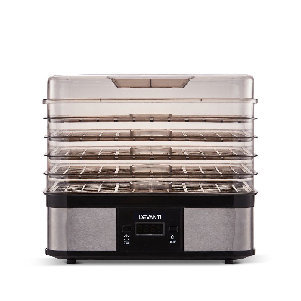 FD-B-1159-SS-202502281652-02 Devanti 5 Trays Food Dehydrator - Image 3