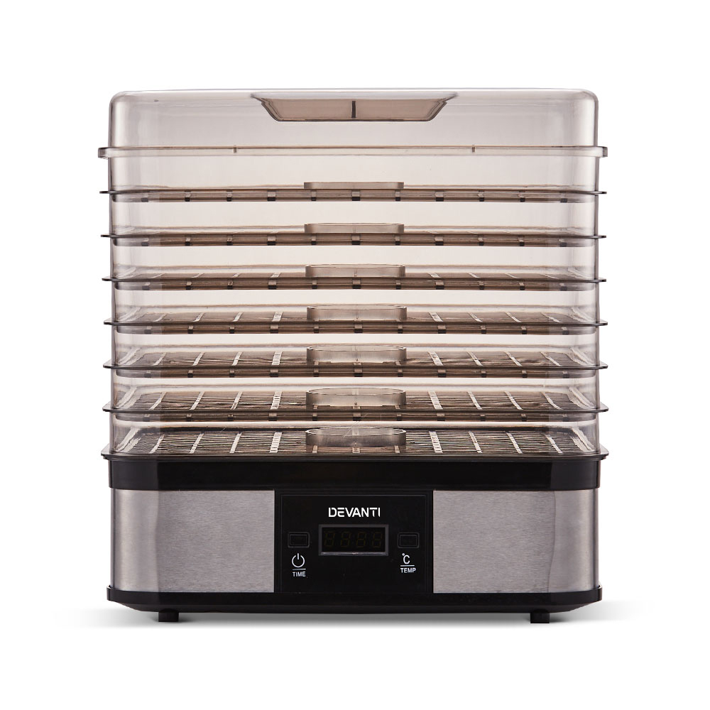 FD-B-1159-SS-7-202502281652-02 Devanti 7 Trays Food Dehydrator - Image 3