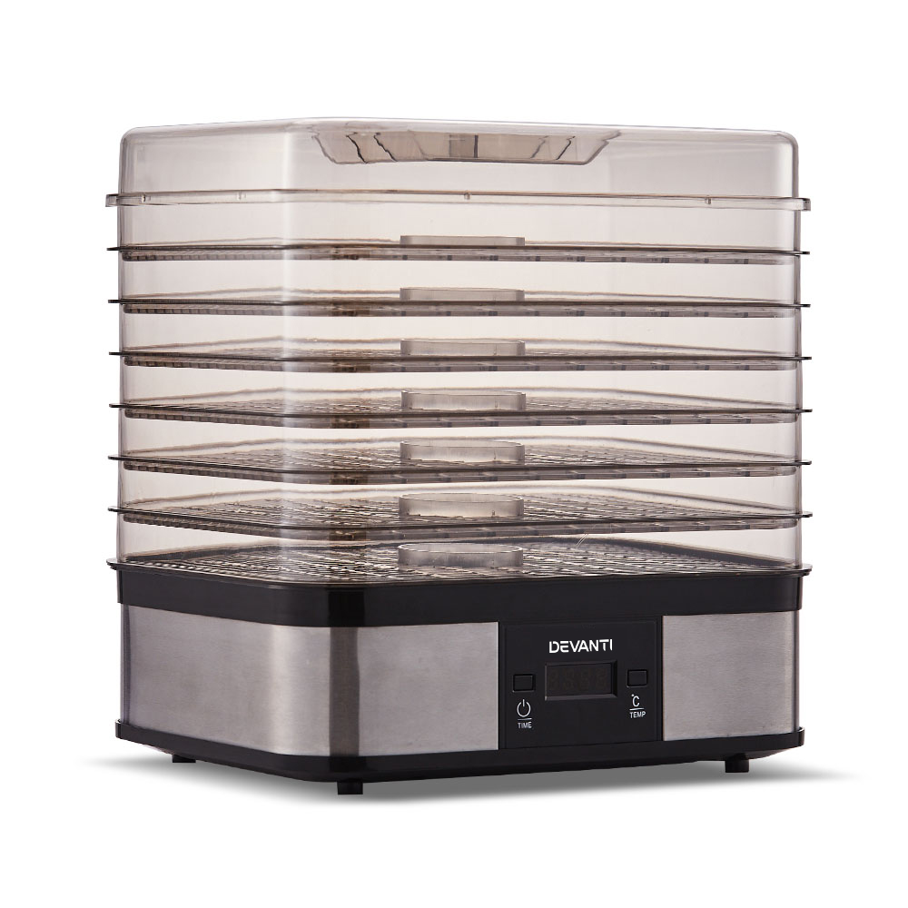 FD-B-1159-SS-7-202502281652-07 Devanti 7 Trays Food Dehydrator - Image 8