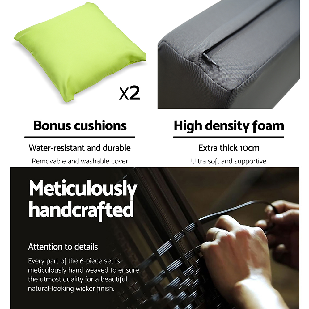 FF-BONDI-BK-ABCD-202502281534-04 Gardeon 7-Piece Outdoor Sofa Set Wicker Couch Lounge Setting Seat Cover - Image 5