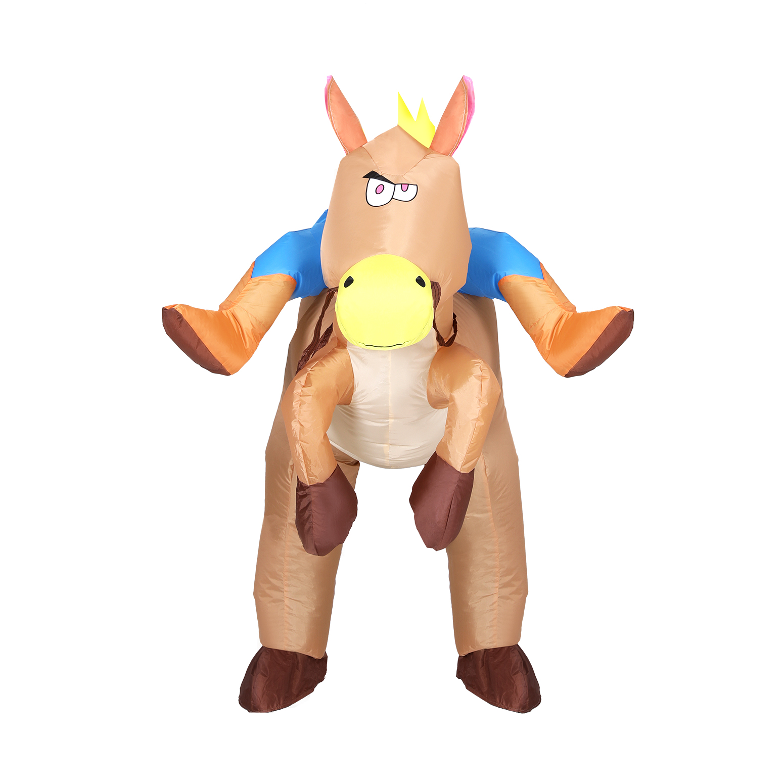 HALO-INF-HORSE-173381-02 Inflatable Cowboy Costume Adult Suit Blow Up Party Fancy Dress Halloween Cosplay - Image 3