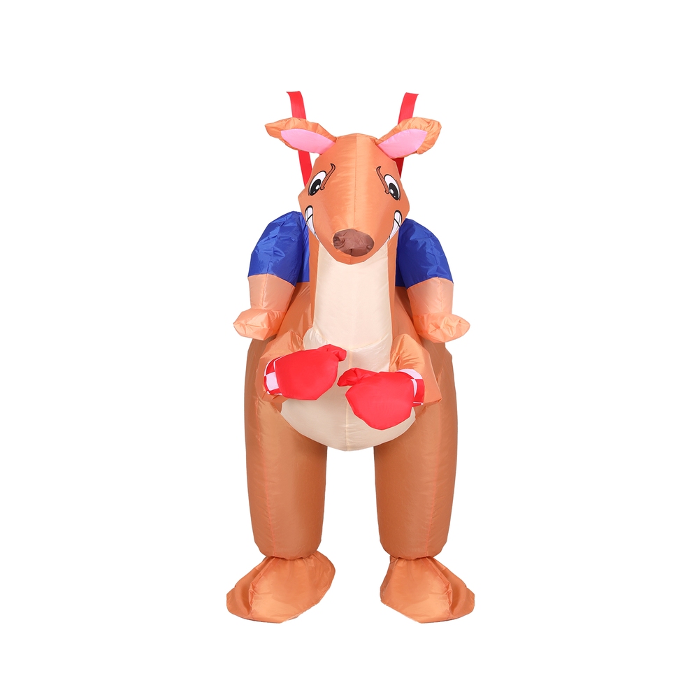 HALO-INF-KANGF-173380-02 Inflatable Kangaroo Costume Adult Suit Blow Up Party Fancy Dress Halloween Cosplay - Image 3