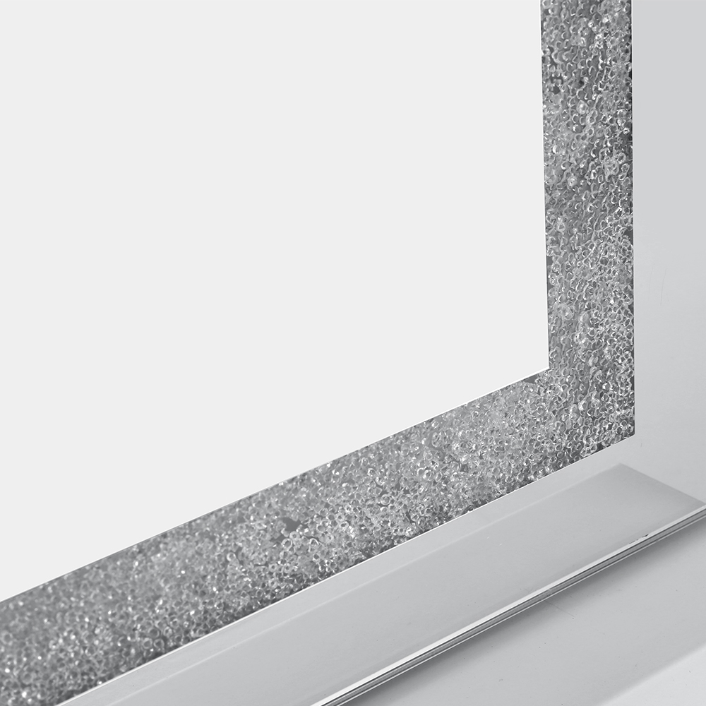 MM-E-FRAMELS-5846LED-GS-BT-139398-03 Embellir Bluetooth Makeup Mirror 58x46cm Hollywood Vanity with LED Light Crystal - Image 4