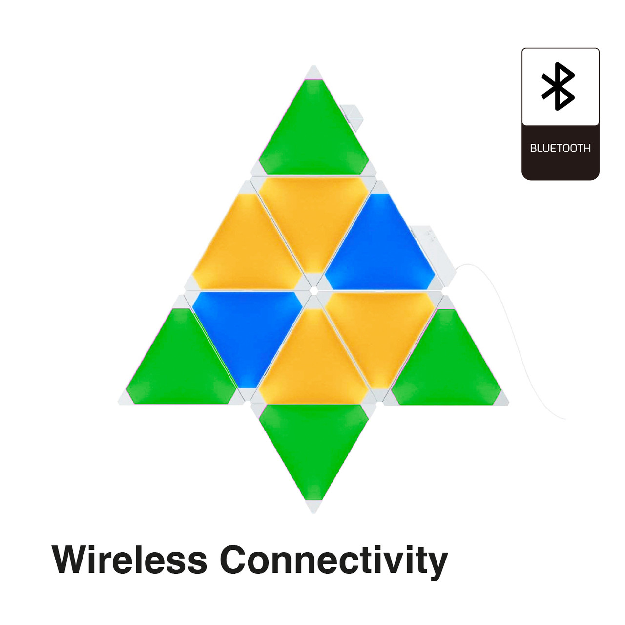 V1031-LSH-10TRI-037-202507041110-08 Laser Smart DIY Triangle Light WiFi RGB 10-Pack - Image 9
