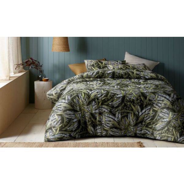V107-5095014-200693-00 Styx Washed Cotton Printed 3 Piece Comforter Set by Accessorize Queen - Image 1