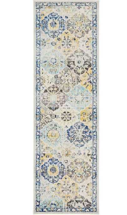 V107-EVO-266-MULT-400X80-208416-00 Evoke 266 Multi Runner by Rug Culture -400X80CM - RUNNER - Image 1