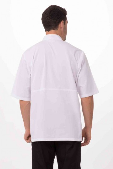 V107-JLCV-WHT-L-217771-01 Montreal Cool Vent Men's White L Chef Jacket by Chef Works - Image 2