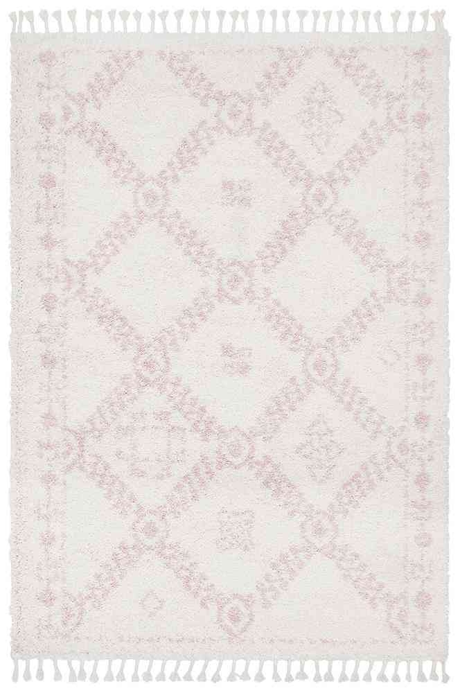 V107-SAF-33-PNK-170X120-207787-00 Saffron 33 Pink by Rug Culture - 170X120CM - RECTANGLE - Image 1