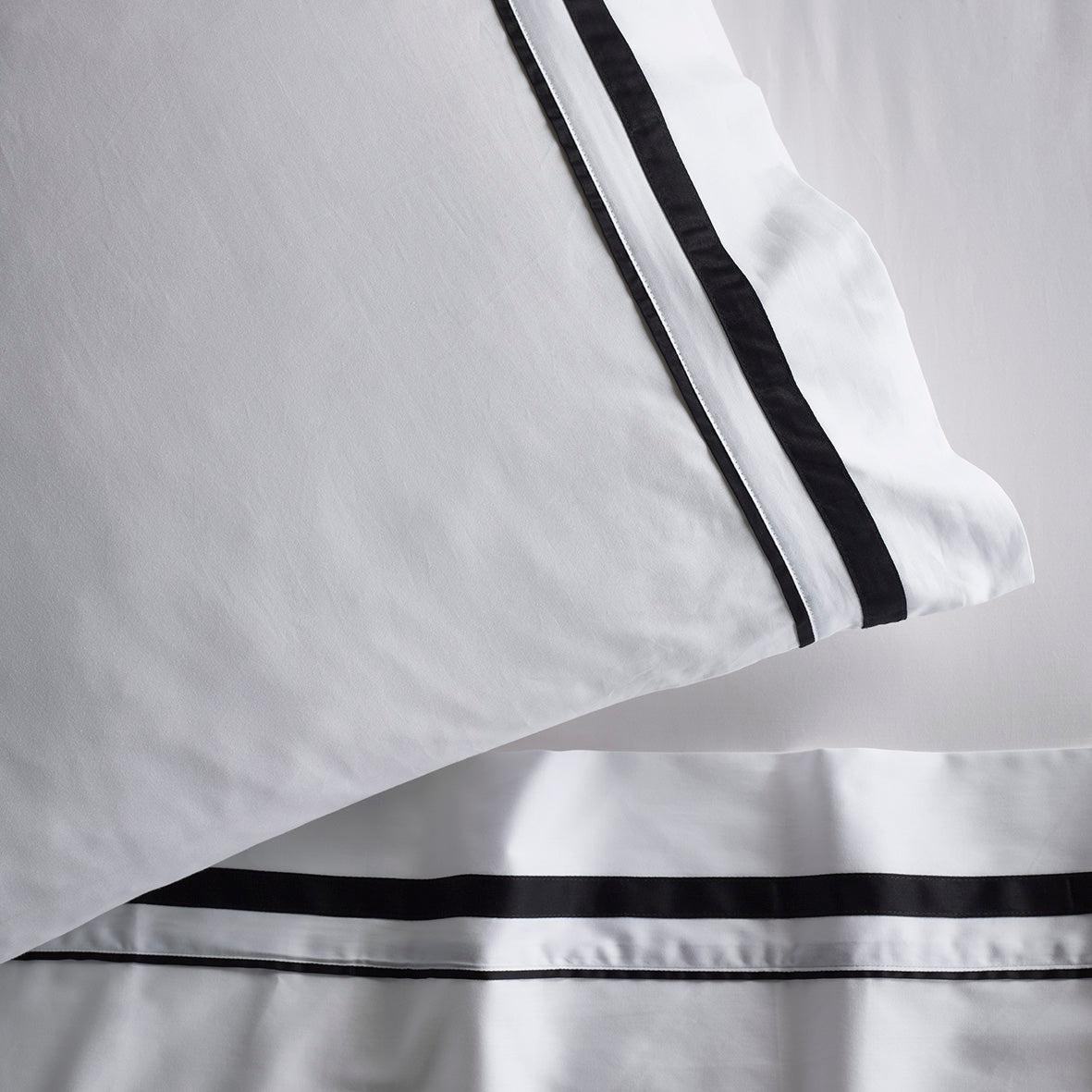 V107-SH328280-217024-03 Cloud 1000 TC Egyptian Cotton White Charcoal Split King Sheet sets by Renee Taylor - Image 4