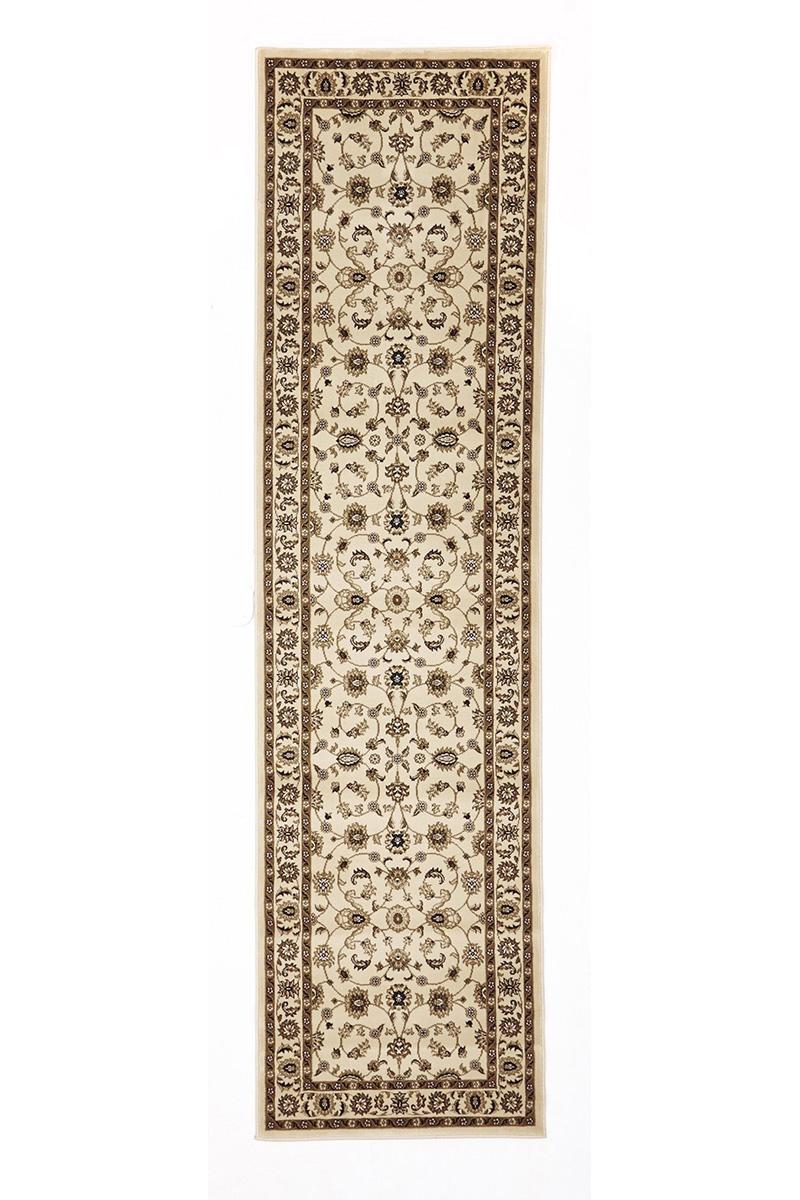 V107-SYD-1-II-400X80-207349-00 Sydney 1 Ivory Ivory Runner Rug by Rug Culture - 400X80CM - RUNNER - Image 1