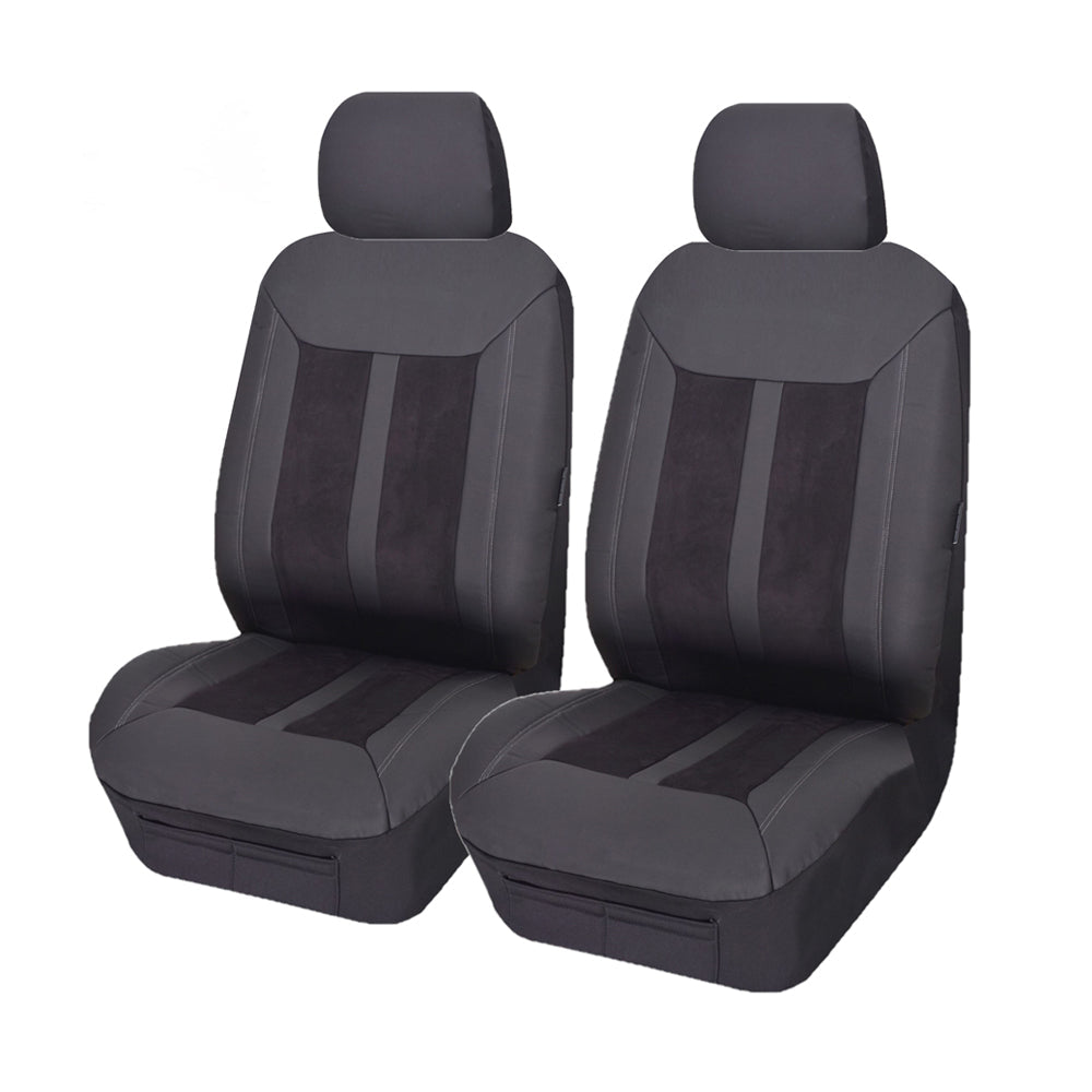 V121-FURA3504_FURA3504_00eda081-c522-4fb4-9ec1-ecf8d32d59c0 UNIVERSAL FRONT SEAT COVERS SIZE 30/35 BLACK FURY - Image 1