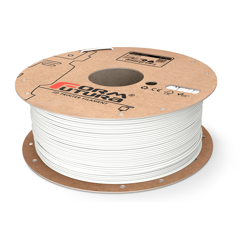 V177-175RPET-WHT-1000_ReForm-rTitan-Off-White-175-1000g-1__01882_1 Glass feel recycled PETG Filament ReForm - rPET 1.75mm 1000 gram White 3D Printer Filament - Image 1
