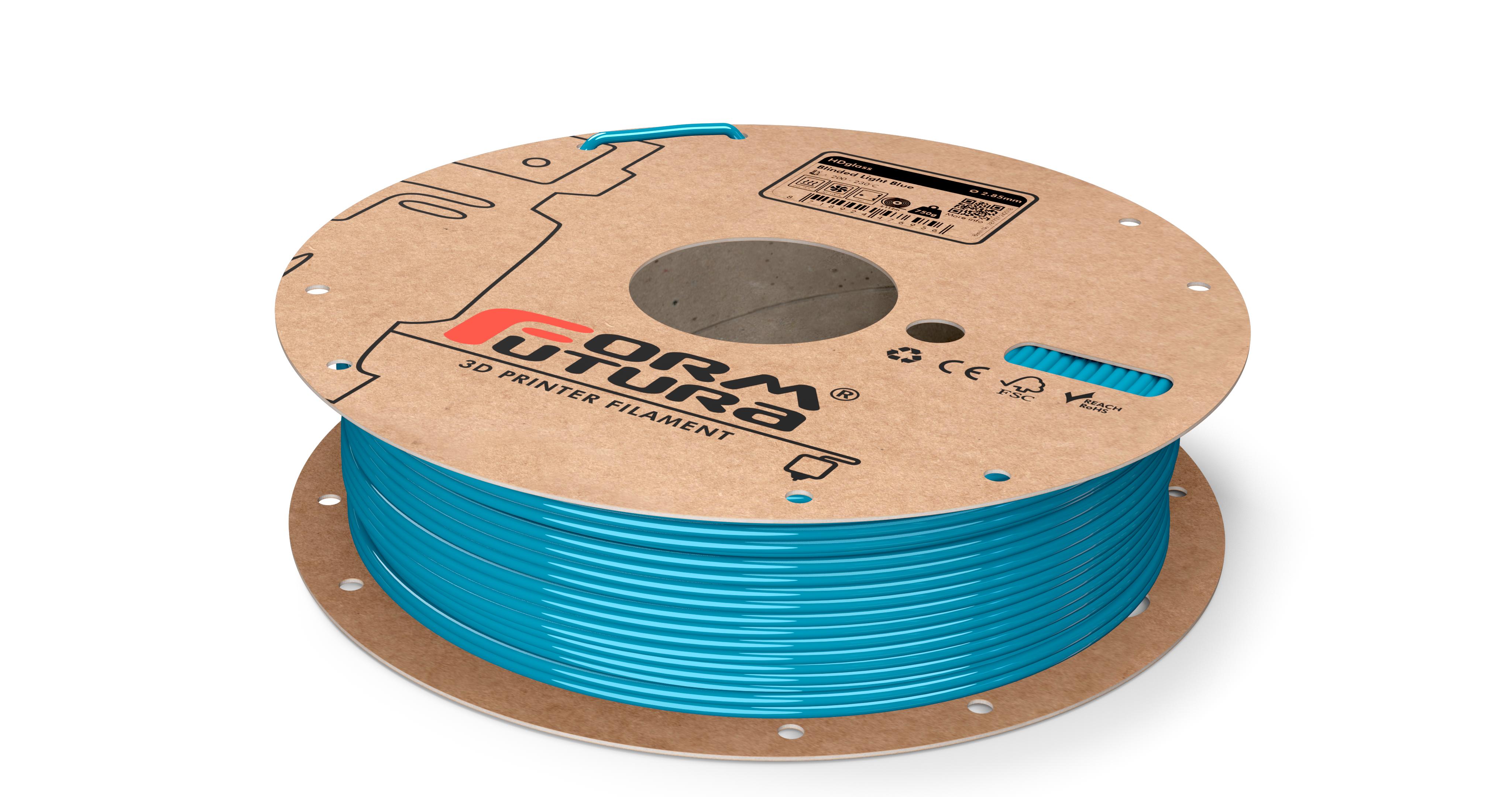 V177-285HDGLA-LIBLUE-0750_8718924476956_HDGlass-Blinded-Light-Blue-285-750g__37850_1 PETG Filament HDglass 2.85mm Blinded Light Blue 750 gram 3D Printer Filament - Image 1