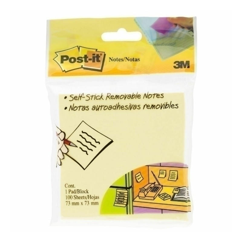 V177-D-PI654HBY-70878-00 POST-IT Note 654-HBY Pk1 Bx12 - Image 1