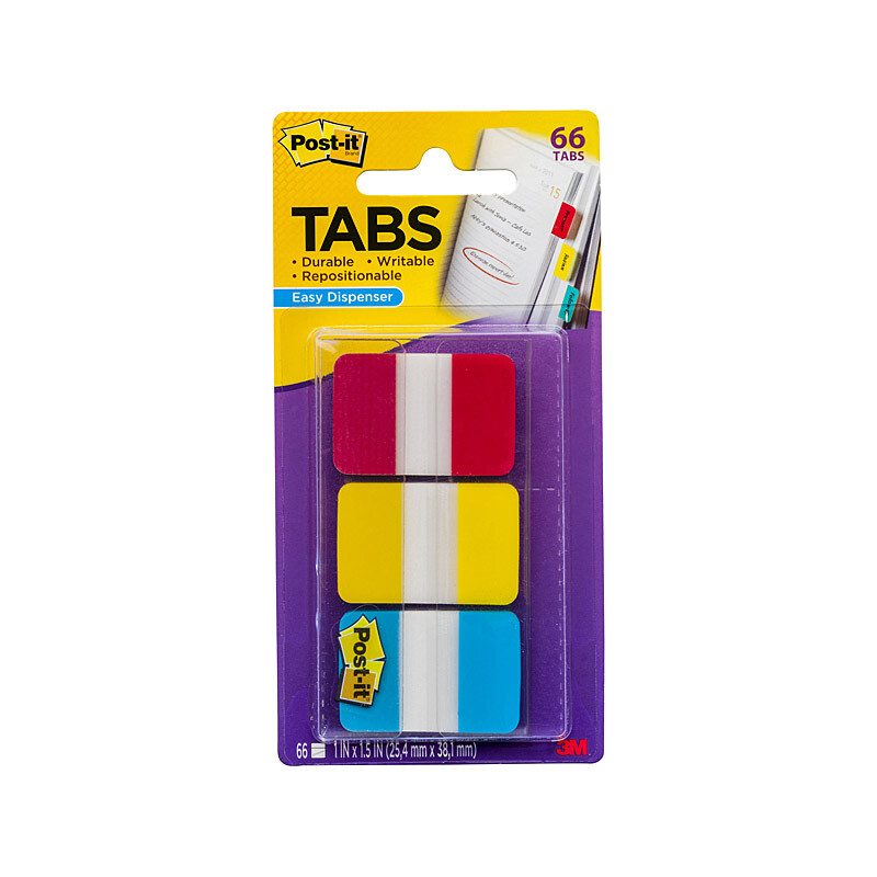 V177-D-PI70071493335-70895-00 POST-IT Tab 686-RYB Pack of 3 Bx12 - Image 1