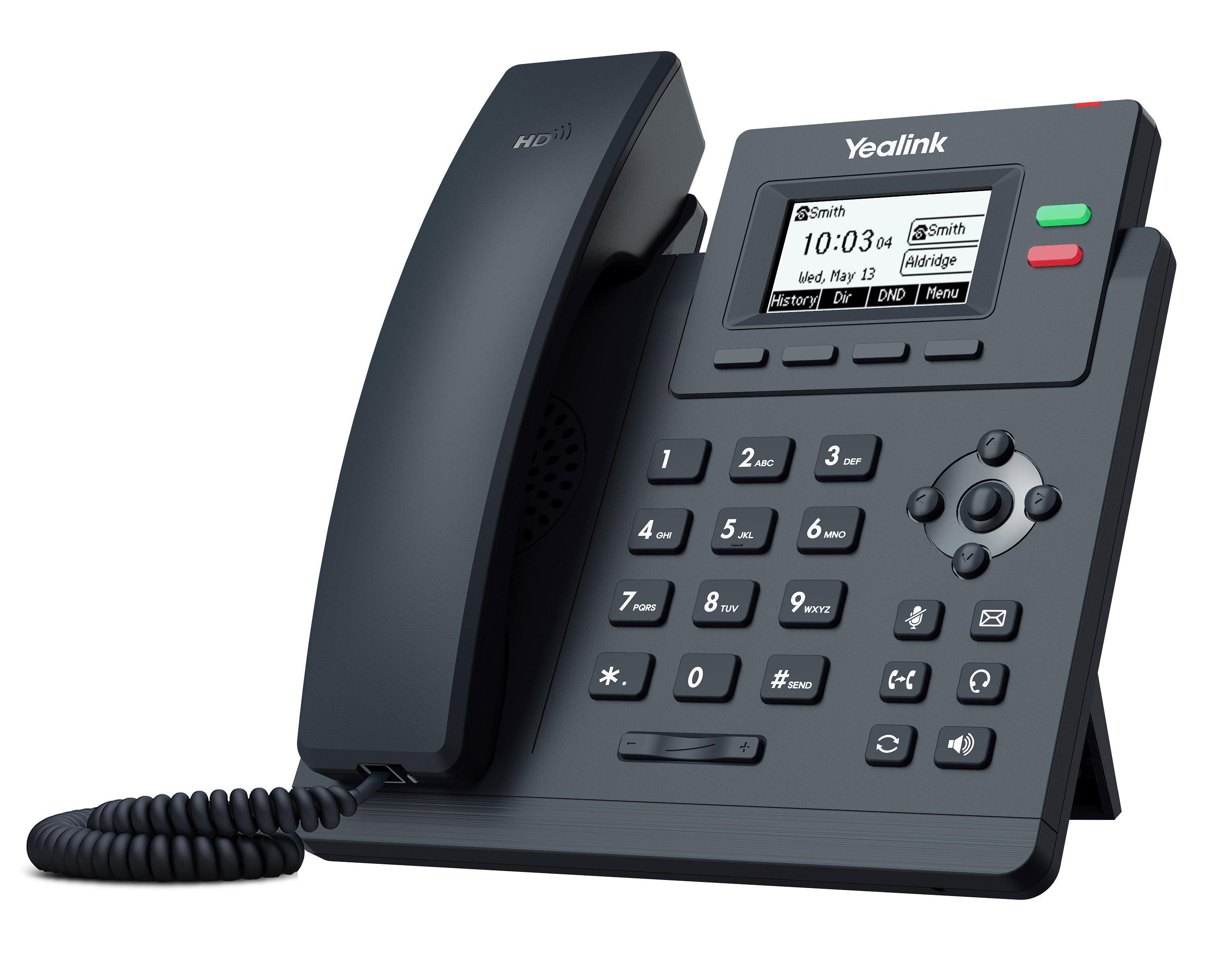 V177-L-IPY-T31G-IPY-T31G__46372-00 Yealink T31G 2 Line IP phone, 132x64 LCD, Dual Gigabit Ports, PoE. No Power Adapter included - Image 1