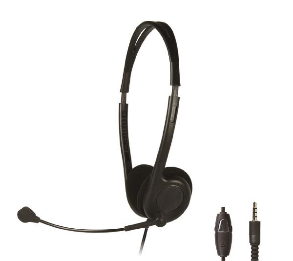 V177-MA-14SH-103MC_L_14SH-103MC__96360_1 Shintaro Light Weight Headset with Boom Microphone Single Combo 3.5mm Jack - Image 1