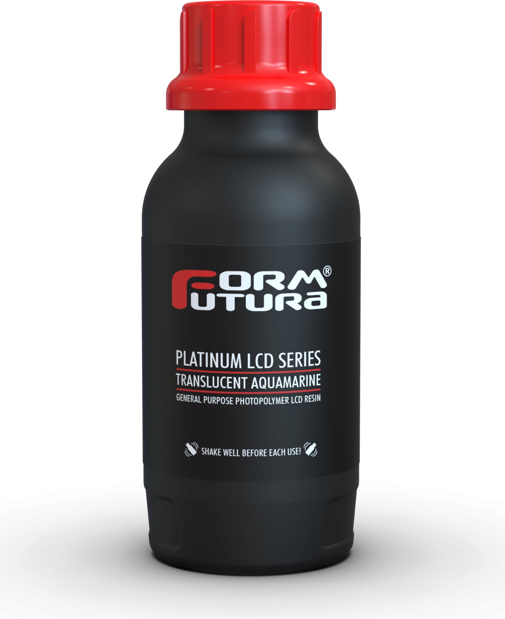 V177-PLCD-TLAQMR-0500-formfutura-platinum-lcd-series-translucent-aquamarine-500-g__68103-00 Platinum LCD Series mm 500 gram Translucent Aquamarine Resin - Image 1