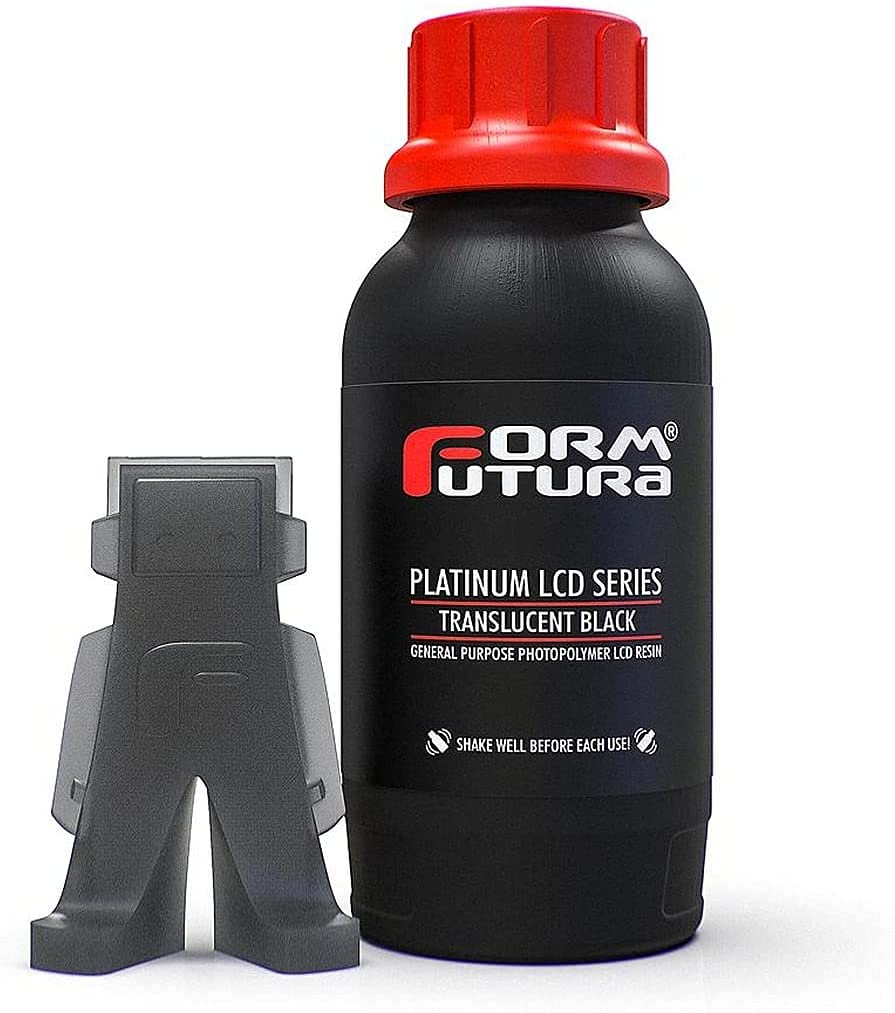 V177-PLCD-TLBLCK-0500-lcdtb__42003-00 Platinum LCD Series mm 500 gram Translucent Black Resin - Image 1