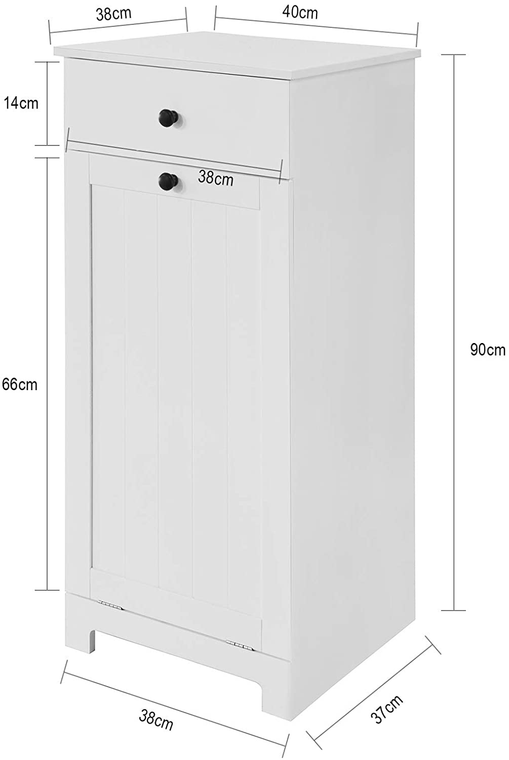 V178-85024_85024_4_8mShesw94 White Bathroom Cabinet with Laundry Basket and Drawer - Image 5