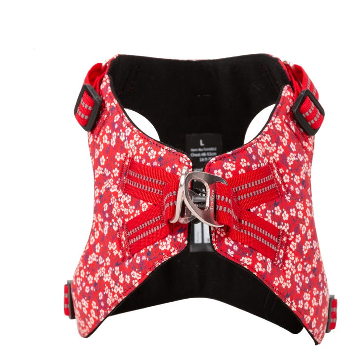 V188-ZAP-TLH1912-13-RED-L-B09P4BCJP2.PT02_720x720-02 Floral Doggy Harness Red L - Image 3