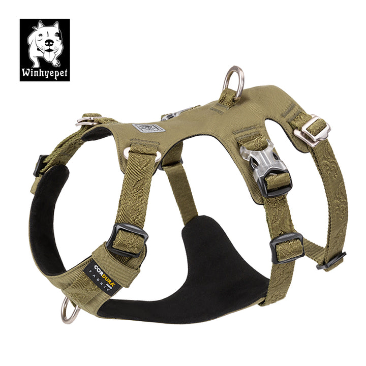 V188-ZAP-YH-1807-12-GREEN-XL-YH1807_H_720x720-00 Whinhyepet Harness Army Green XL - Image 1