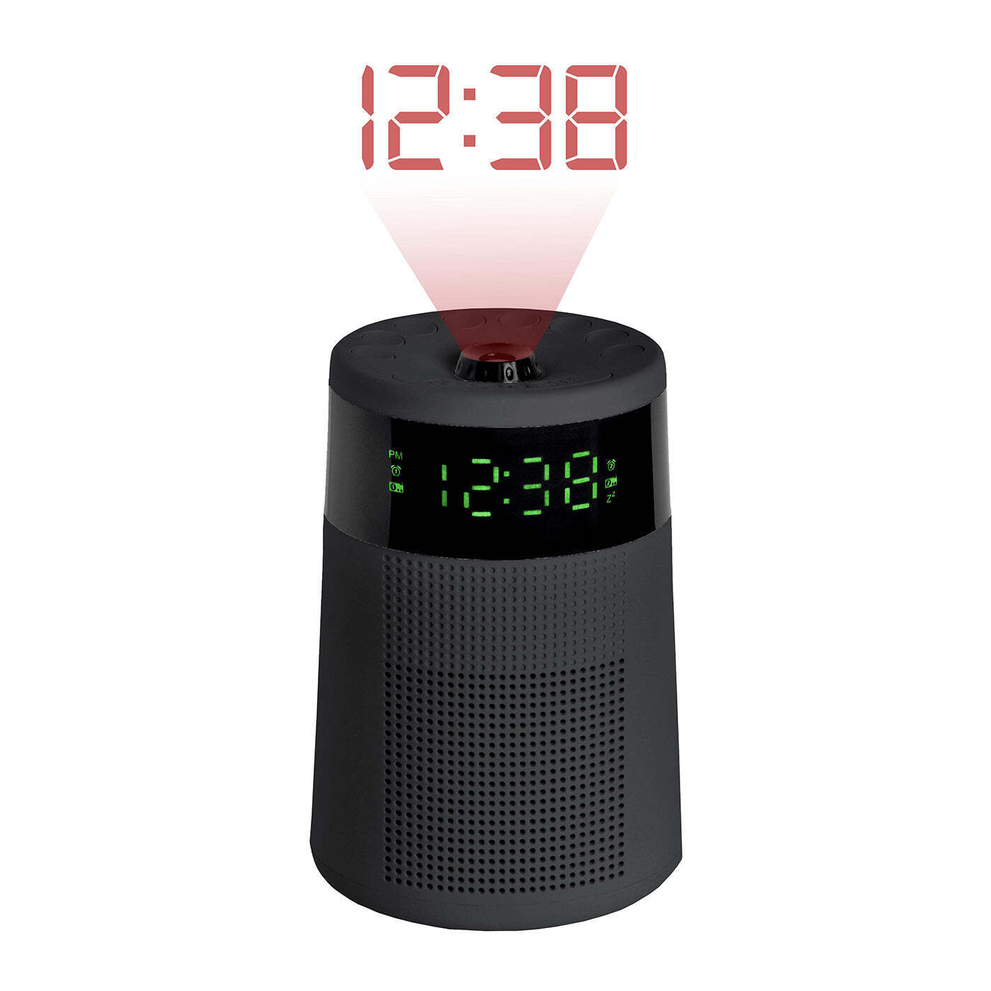 V196-CR72-37948-01 Sleek Projector Alarm Clock & Radio - Projects the Time onto the Ceiling - Image 2