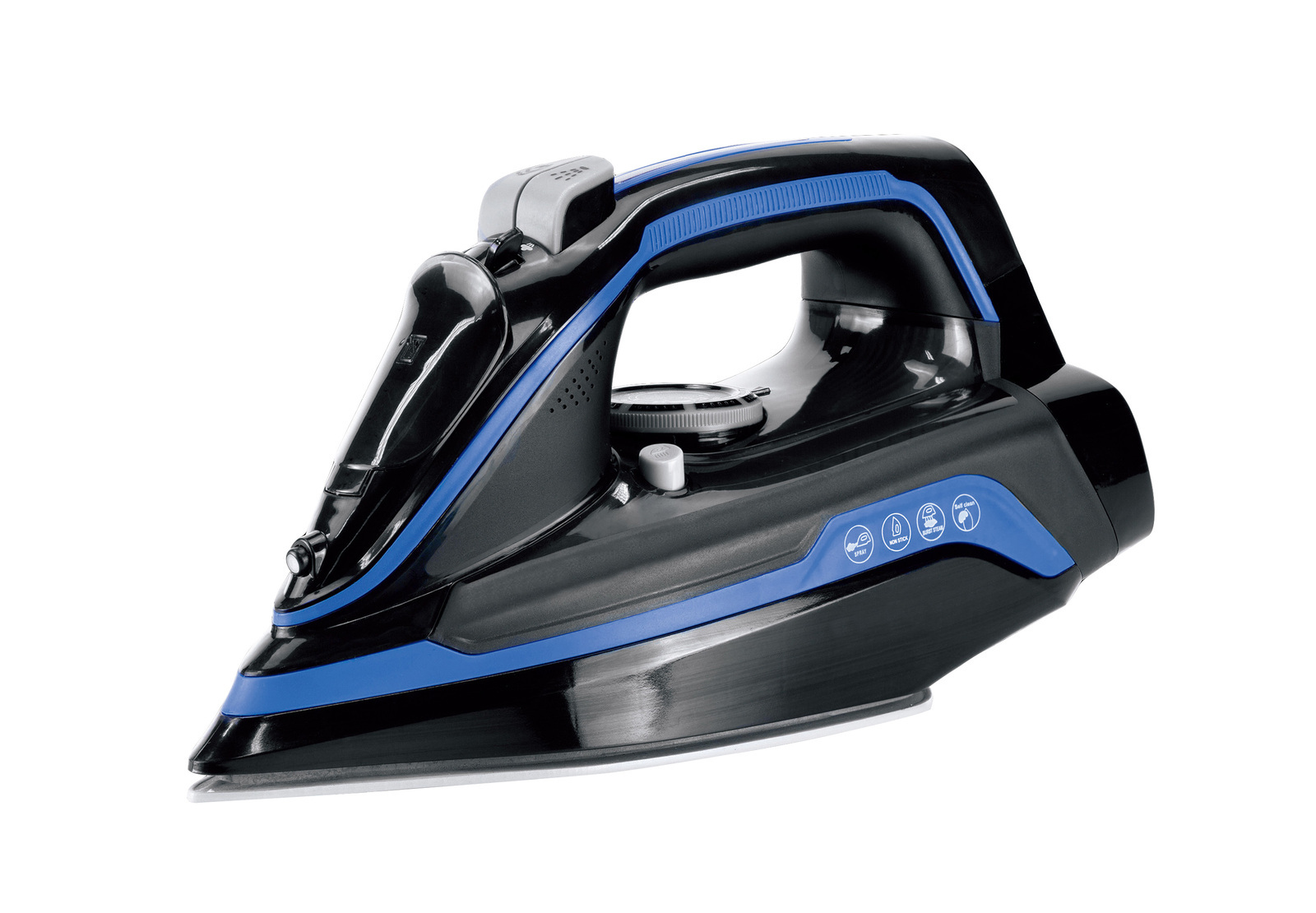 V196-CSI232-185196-06 Cordless Steam Iron w/ Ceramic Soleplate, 360 degree Charging Base, Self-Cleaning - Image 7