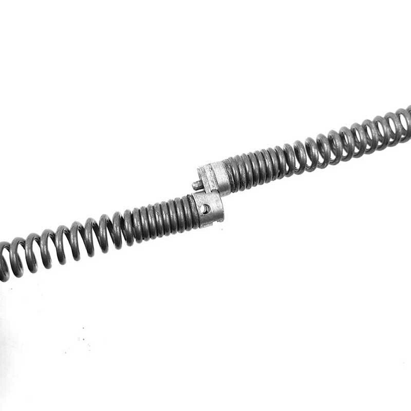 V201-GAA1206BL8AU-84781-08 Plumber Drain Snake Pipe Metal Cleaner Pipeline Sewer 12M + 6 Drill Bit Tool DIY - Image 9
