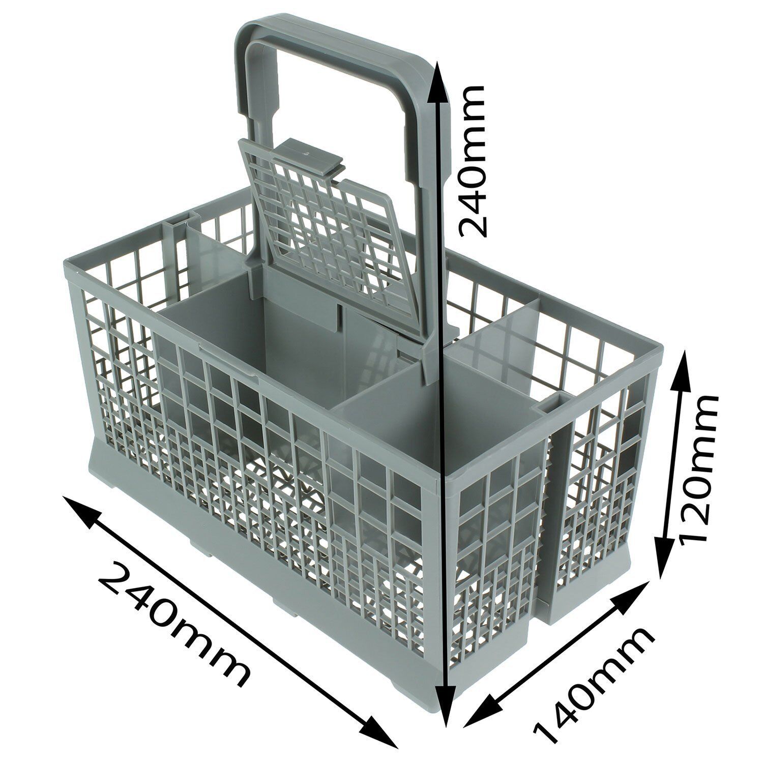 V201-W12466426-202503252019-03 Dishlex dishwasher replacement cutlery basket Best reinforced base 240*140*120mm - Image 4