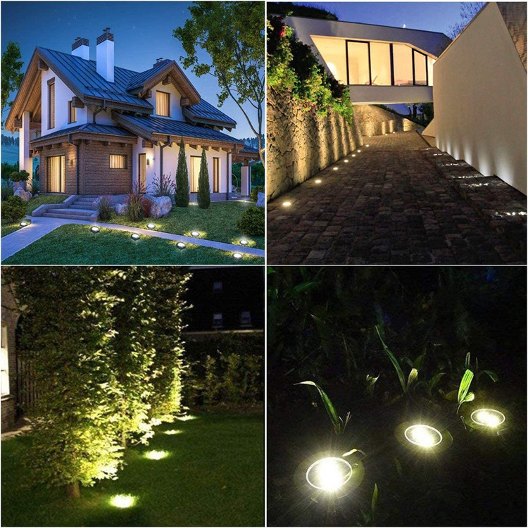 V201-W13043079-191437-04 LED Solar Underground Light Waterproof Color Changing Garden Buried Lamp - Image 5