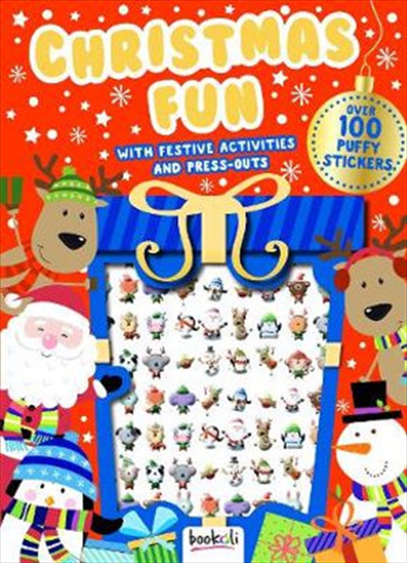 V210-2437082-64903-00 Puffy Sticker Christmas Fun With Festive Activities - Image 1