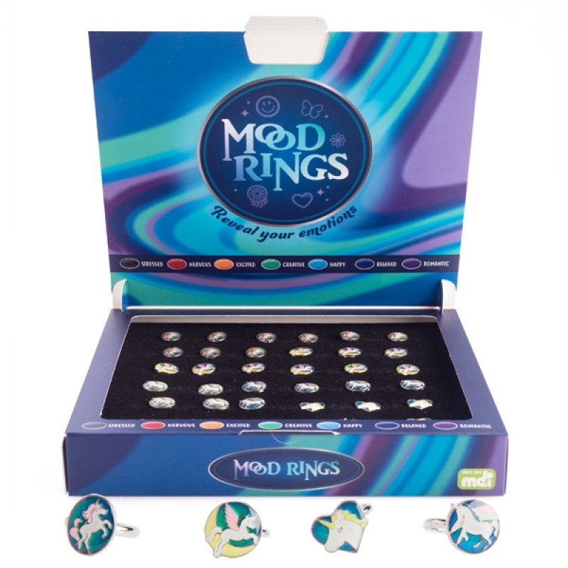 V210-2670097-91556-00 Unicorn Mood Ring (SENT AT RANDOM) - Image 1