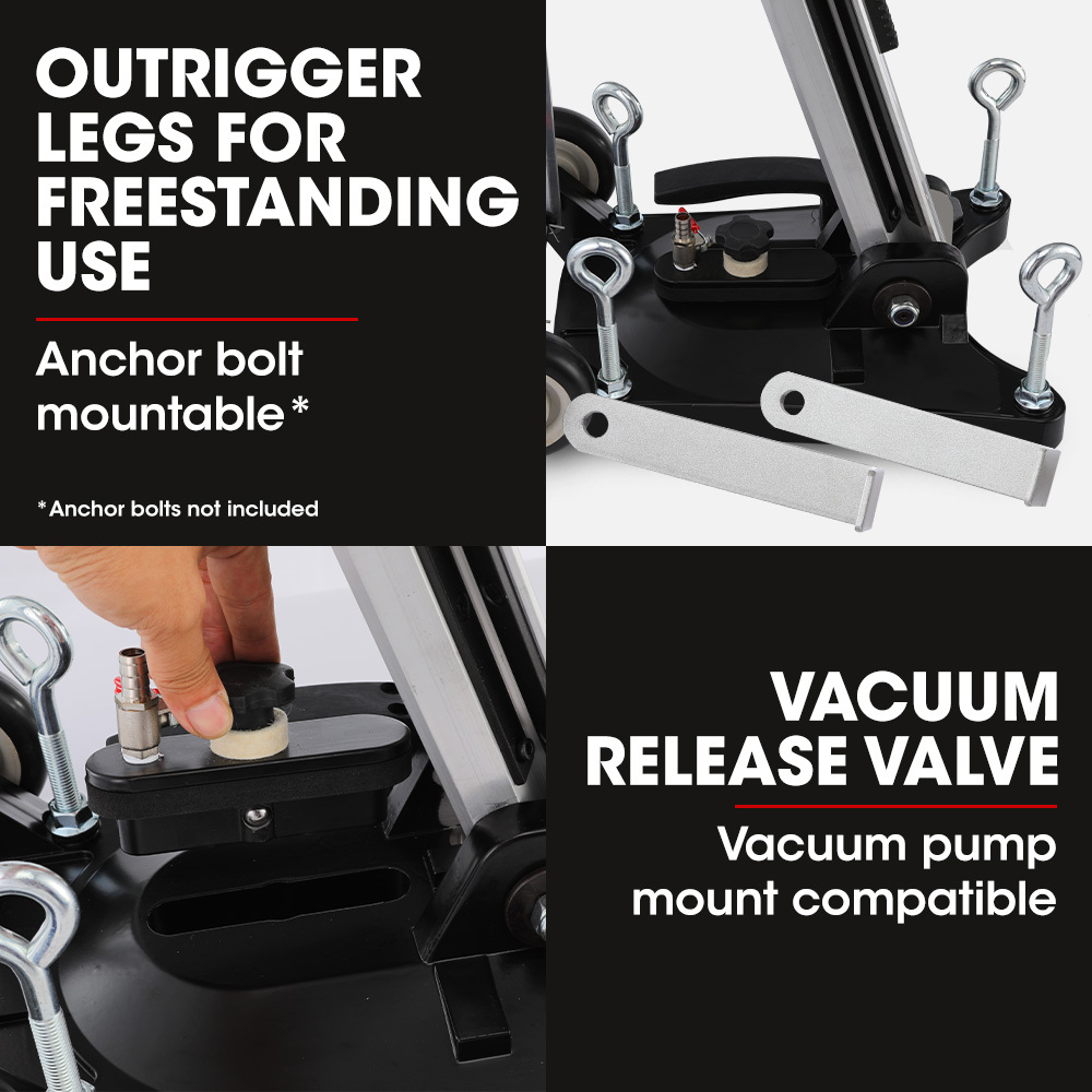 V219-DRLSTDBM431A-225718-04 BAUMR-AG Adjustable Core Drill Wheeled Rig Stand - Image 5