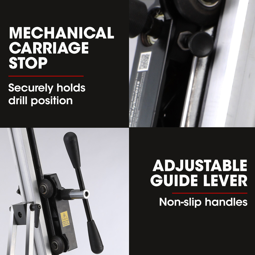 V219-DRLSTDBM431A-225718-06 BAUMR-AG Adjustable Core Drill Wheeled Rig Stand - Image 7