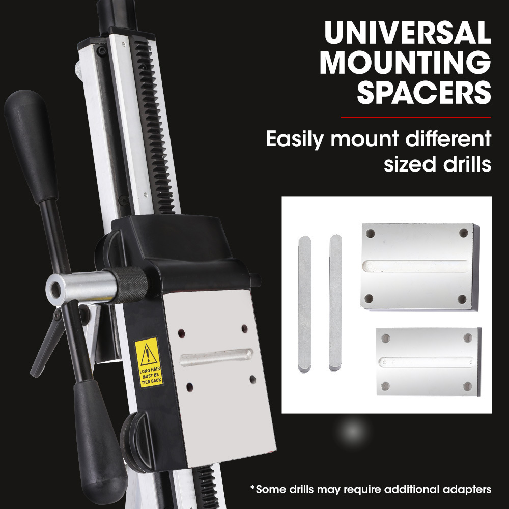 V219-DRLSTDBM431A-225718-07 BAUMR-AG Adjustable Core Drill Wheeled Rig Stand - Image 8
