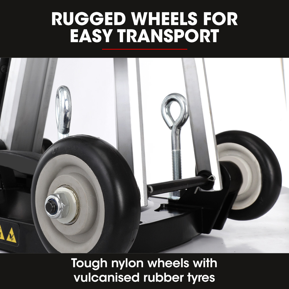 V219-DRLSTDBM431A-225718-08 BAUMR-AG Adjustable Core Drill Wheeled Rig Stand - Image 9