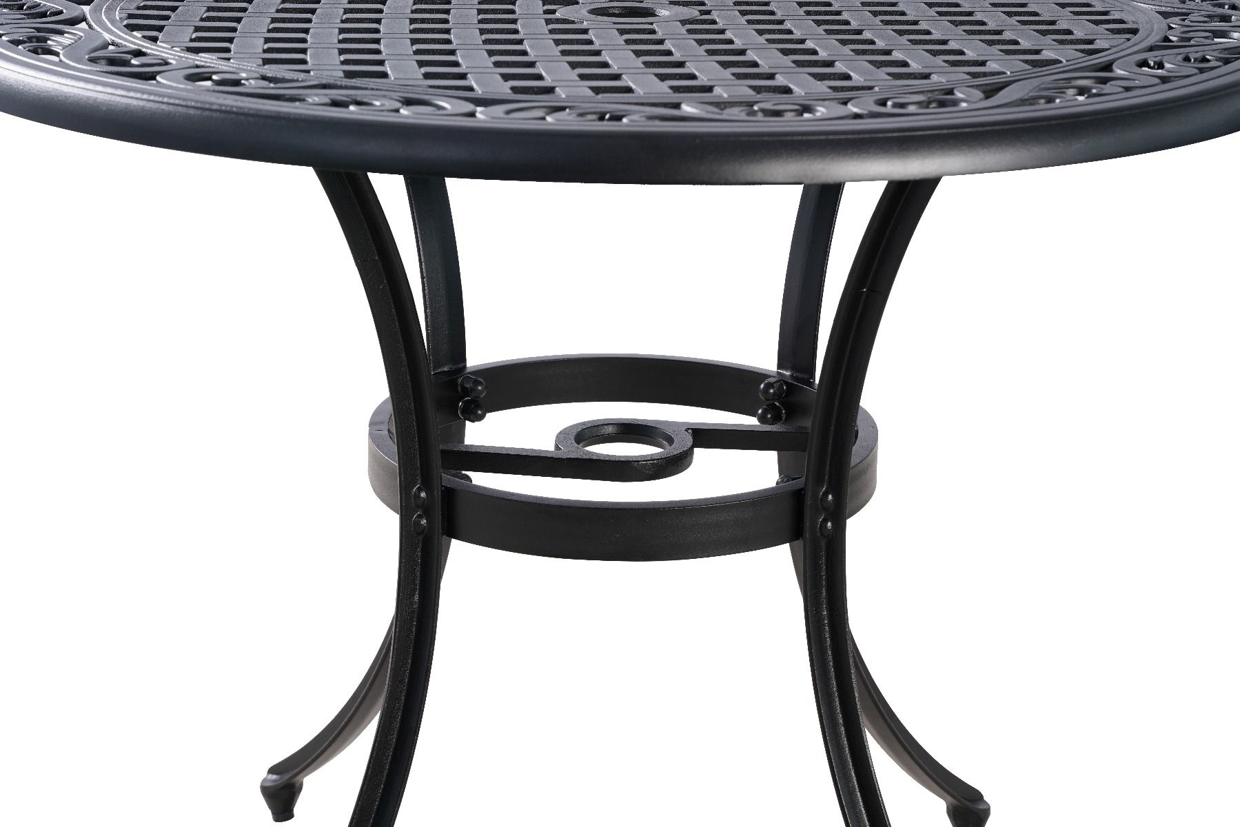 V231-CAT-090BLACK-202506031300-02 Marco Aluminium 90cm table - Image 3