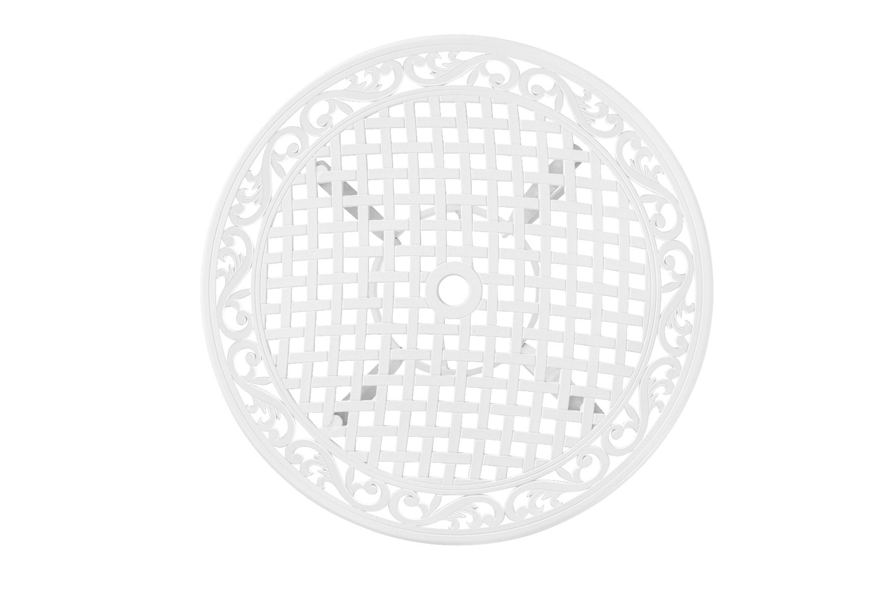 V231-CAT-090WHITE-202506031300-02 Marco Aluminium 90cm table - Image 4