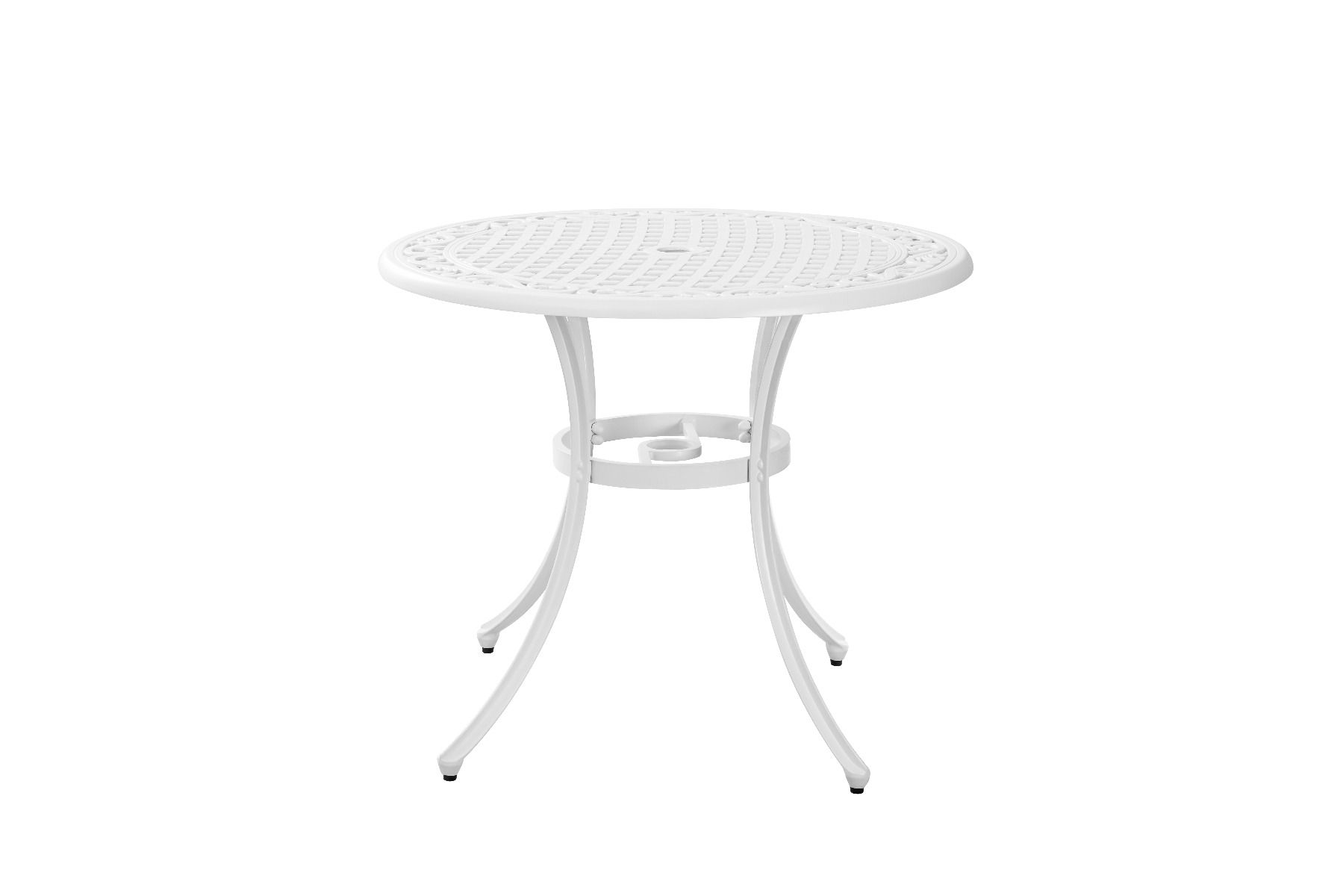 V231-CAT-090WHITE-81913-00 Marco Aluminium 90cm table - Image 2