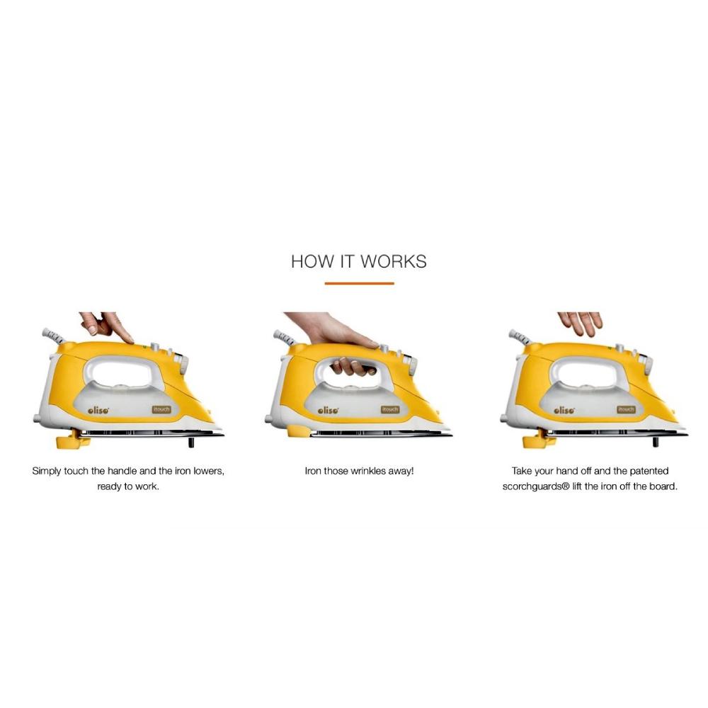 V238-SUPDZ-32048503029840-202507251920-04 AU Plug Oliso Pro Iron iTouch Smart Technology Clothes Steamer Quilting TG1100 - Image 5
