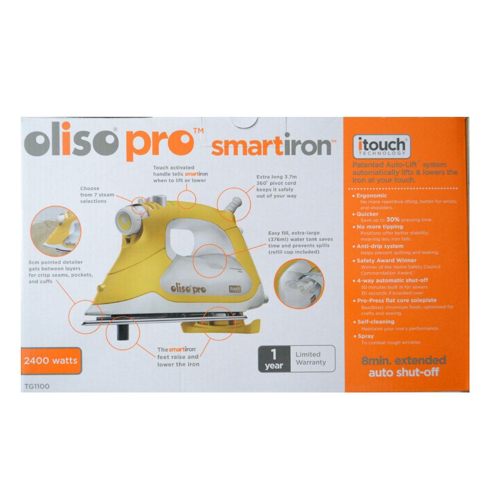 V238-SUPDZ-32048503029840-202507251920-05 AU Plug Oliso Pro Iron iTouch Smart Technology Clothes Steamer Quilting TG1100 - Image 6