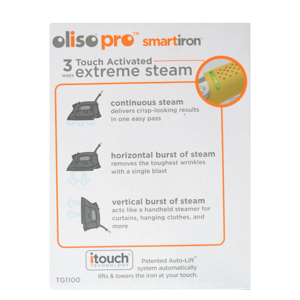 V238-SUPDZ-32048503029840-202507251920-06 AU Plug Oliso Pro Iron iTouch Smart Technology Clothes Steamer Quilting TG1100 - Image 7
