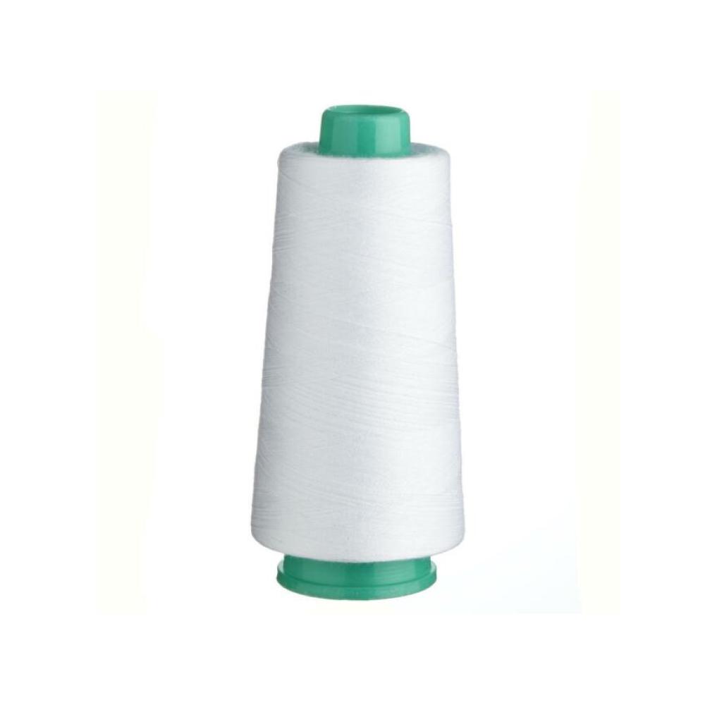 V238-SUPDZ-32055921180752-202507251925-01 White Overlocking Thread 2000m Polyester Birch Overlocker Cone Spool Sewing - Image 2