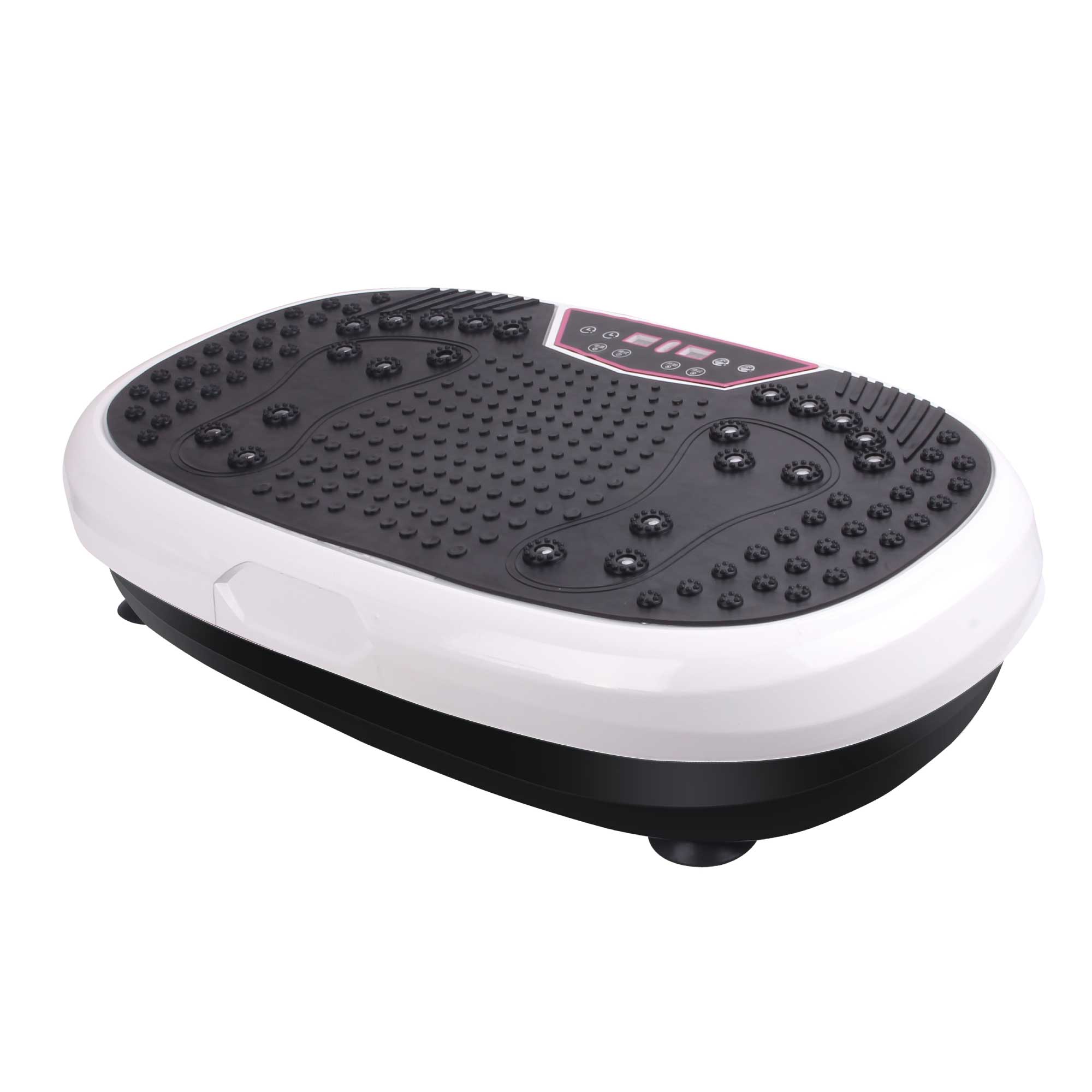 V238-SUPDZ-39277730529360-202507252207-00 White Mini Vibration Platform - Magnet Therapy Vibrating Machine Exercise Plate - Image 1