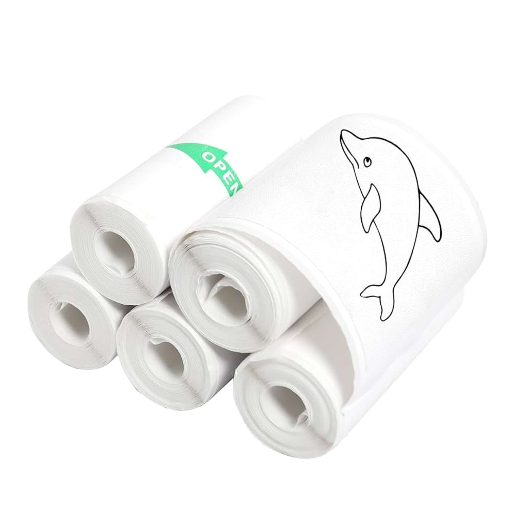 V238-SUPDZ-40897381236816-202509081445-00 Social Hike 5 Pack Thermal Paper Camera Rolls Sticker - Instant Print Refill - Image 1