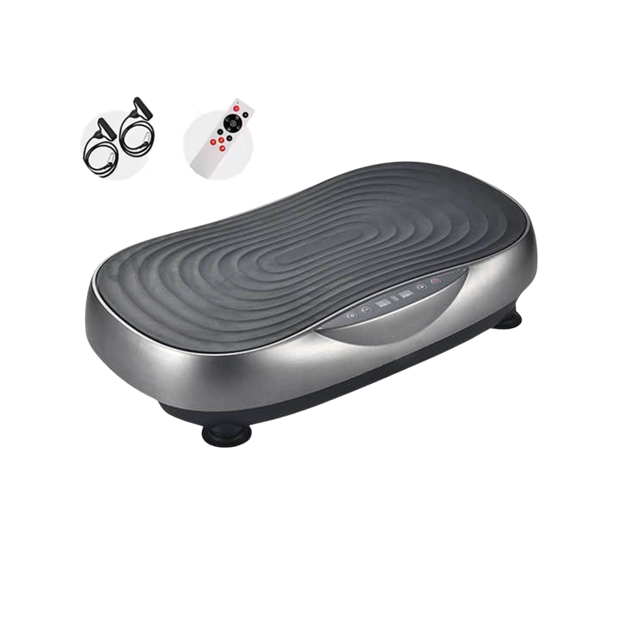 V238-SUPDZ-41072026419280-202506301535-00 Social Hike Vibration Plate Machine - Vibrating Exercise Platform Grey - Image 1