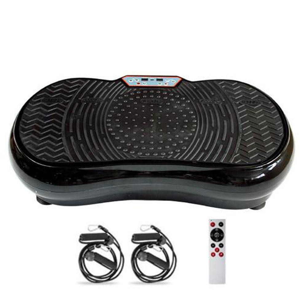 V238-SUPDZ-48198933062-202507252250-00 Black Vibration Machine Platform - Exercise Vibrating Plate - Whole Body Workout - Image 1